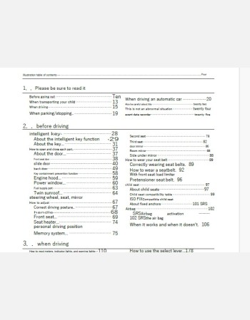 nissan elgrand 2020 owners manual in english
